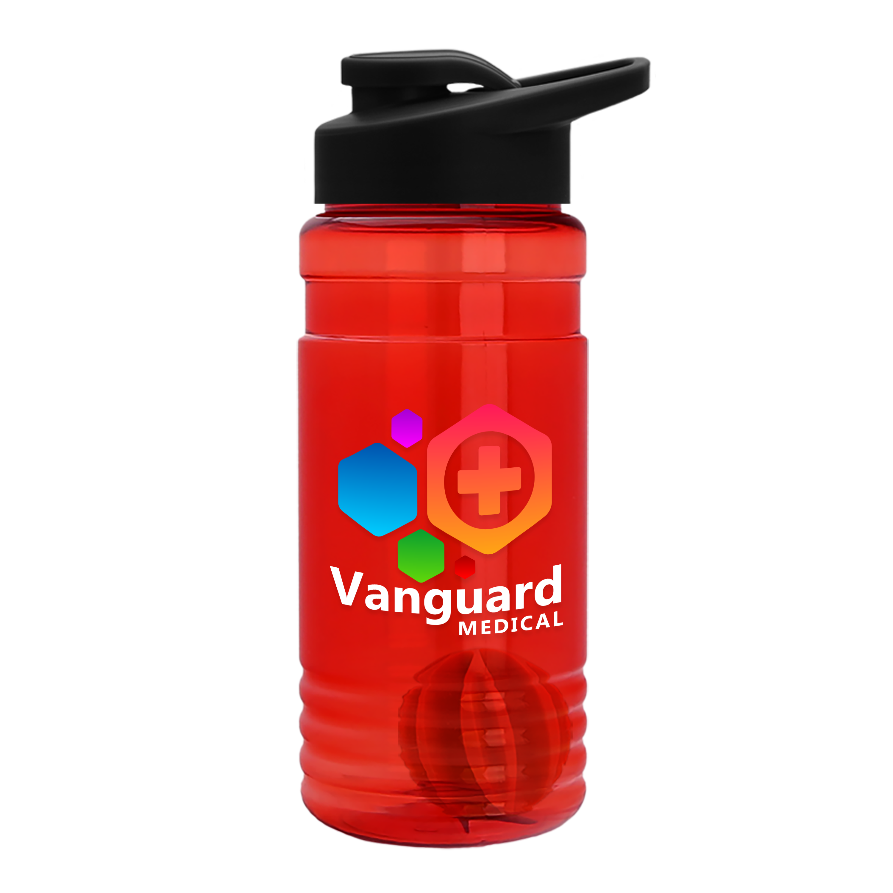 Garyline® Groove Tritan® Shaker Bottle with Drink-Thru Lid and Mixing Ball, 20 oz. — view 279